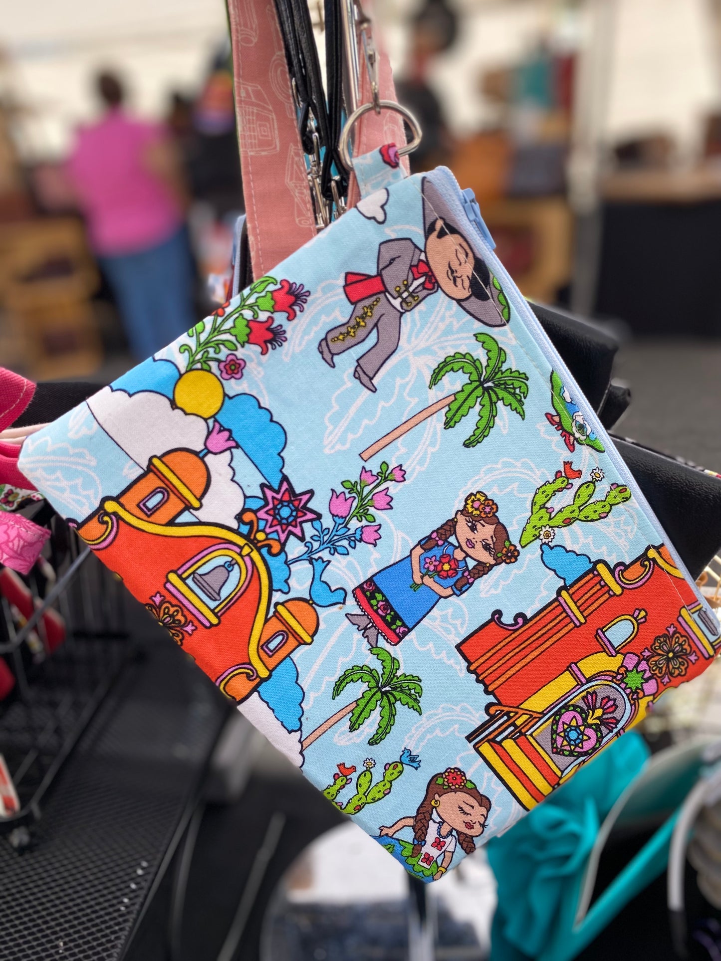Folklorico Dancers (Pueblito) Zipper Bag