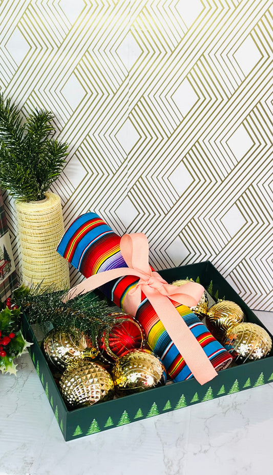 Sarape Makeup Bag and Brushroll