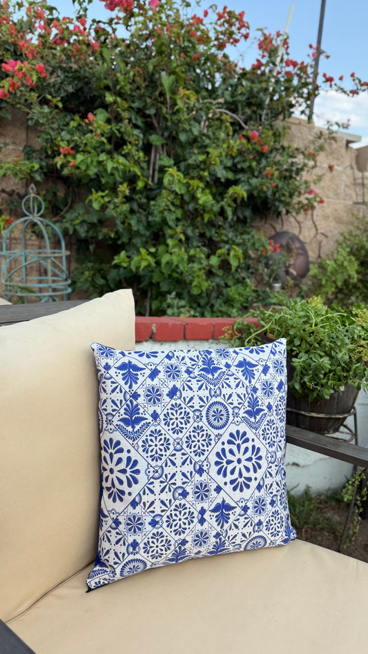 Azul Talavera Decorative Pillow