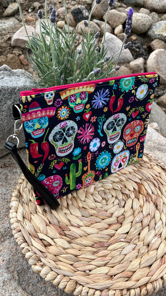 Fiesta de Calaveritas Zipper Bag