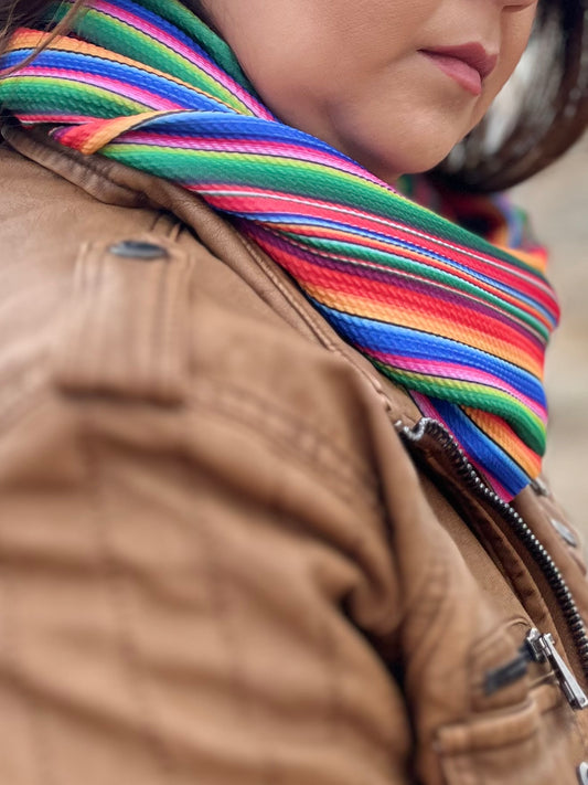 Sarape Inspired Infinity Scarf