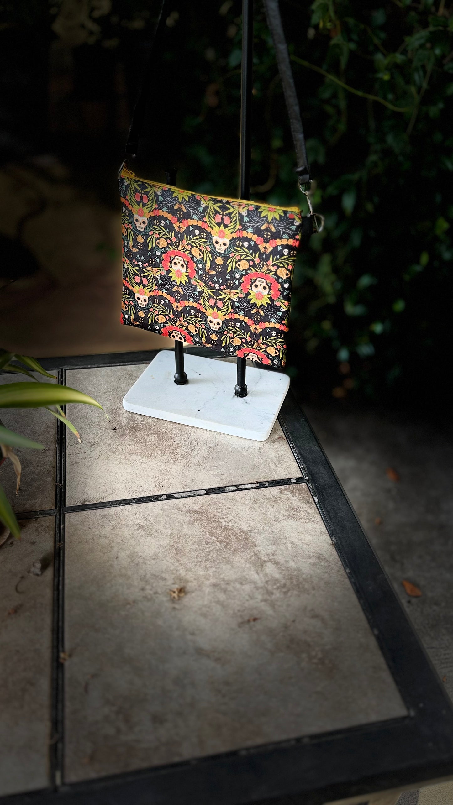 Calaveras y Cempasuchitl Zipper Bag