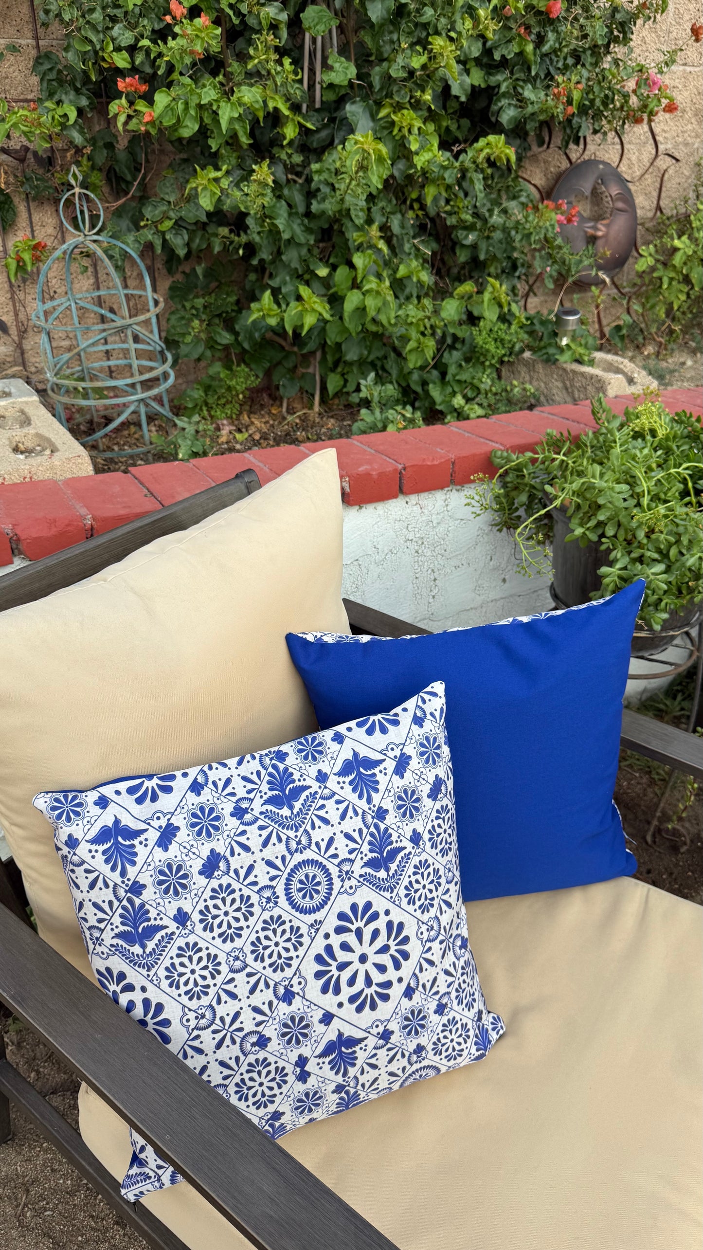 Azul Talavera Decorative Pillow