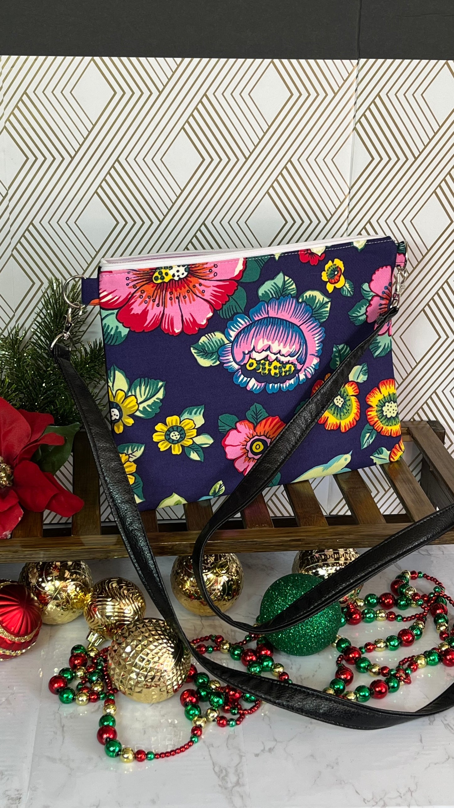 Flowers Crossbody Bag