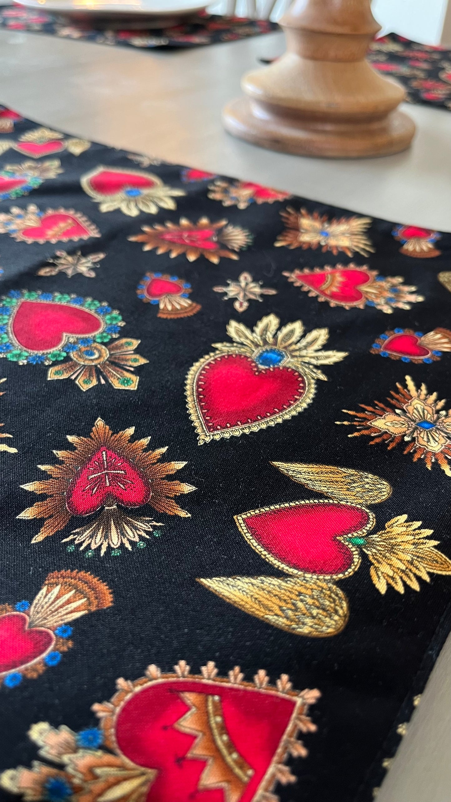 Sacred Hearts - Table Runner