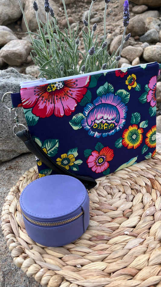 Flowers Zipper Bag