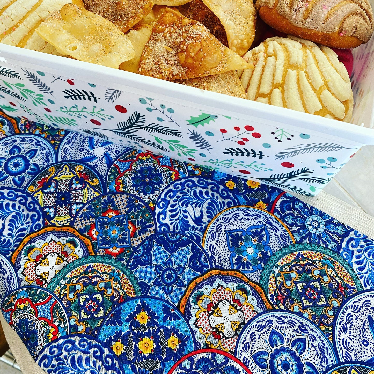 Talavera Dishware Table Runner