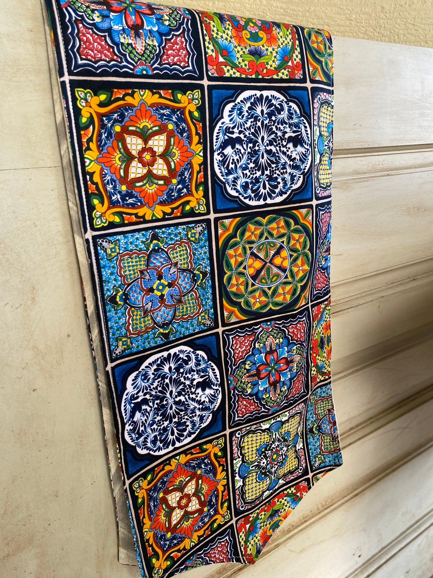 Talavera Tiles Table Runner