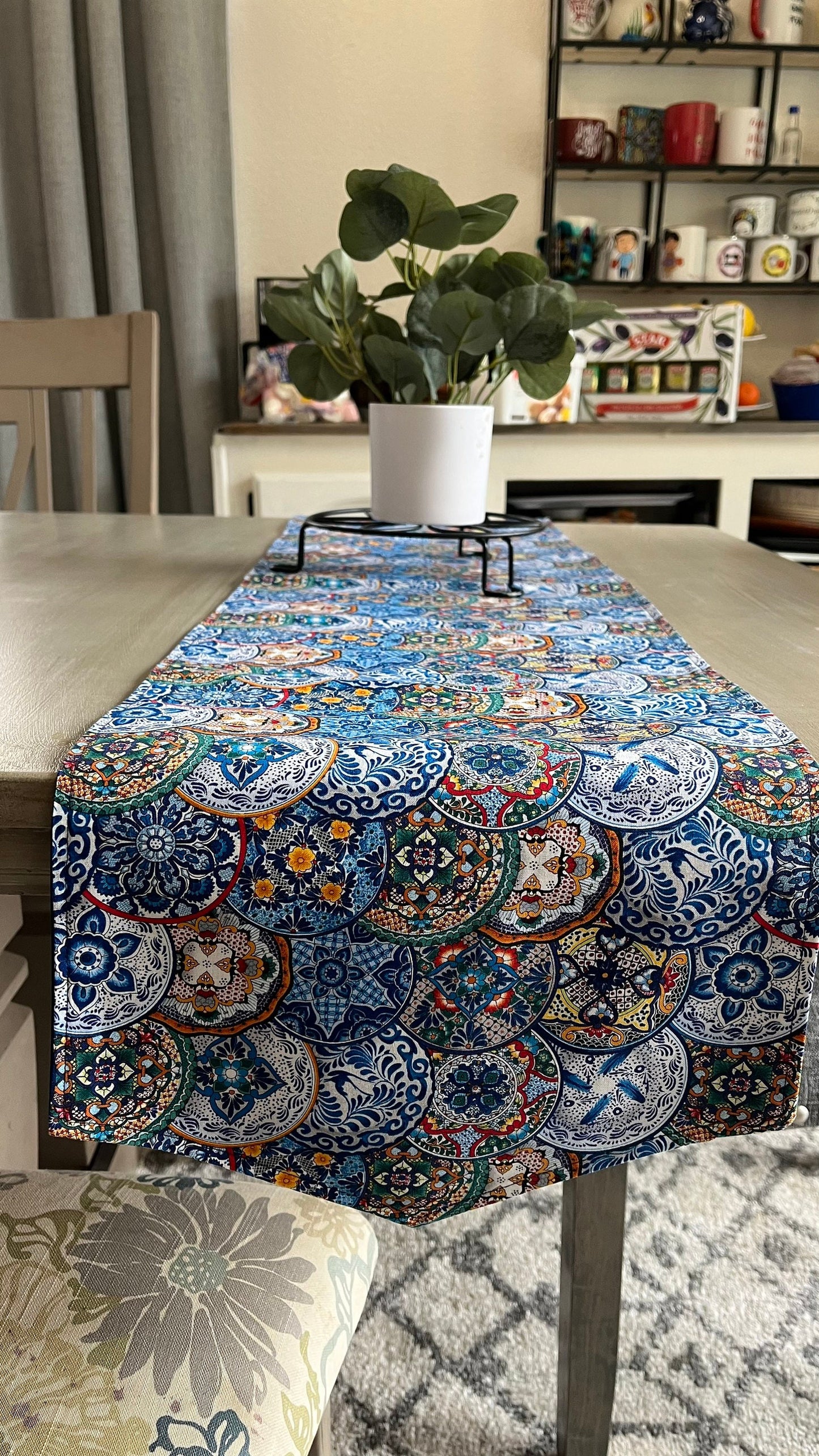 Talavera Dishware Table Runner