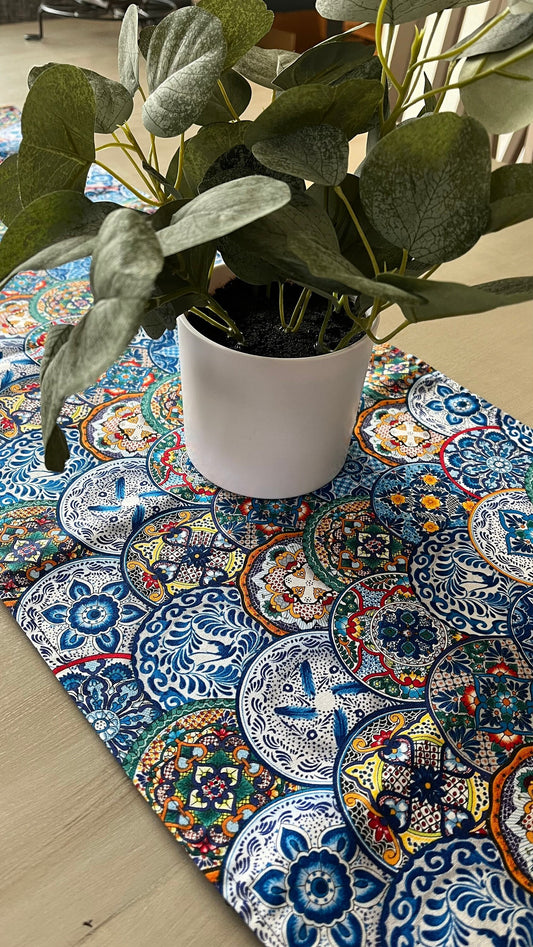 Talavera Dishware Table Runner