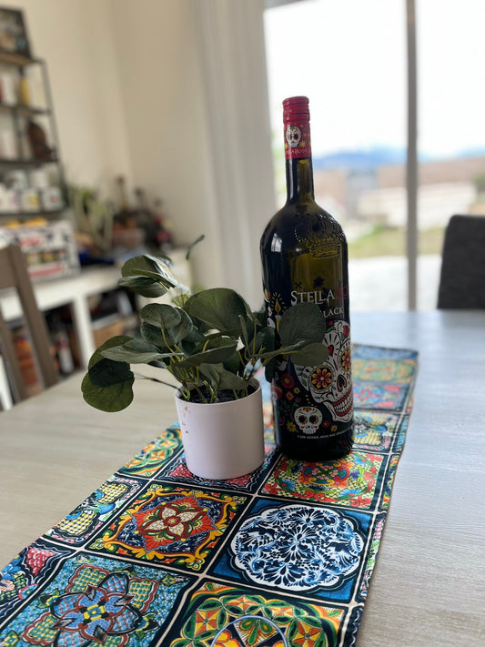Talavera Tiles Table Runner