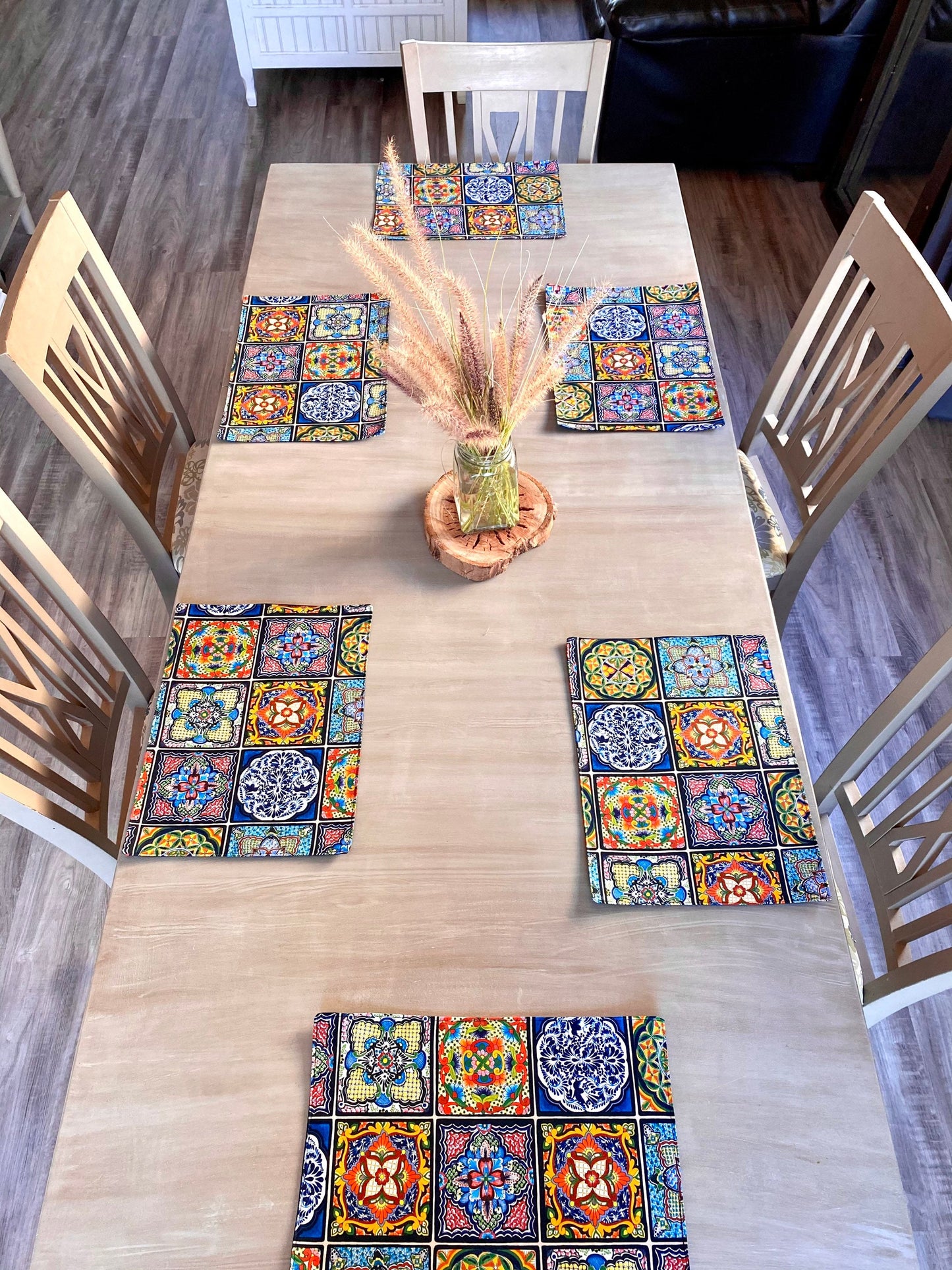Mexican Talavera Fabric Placemats