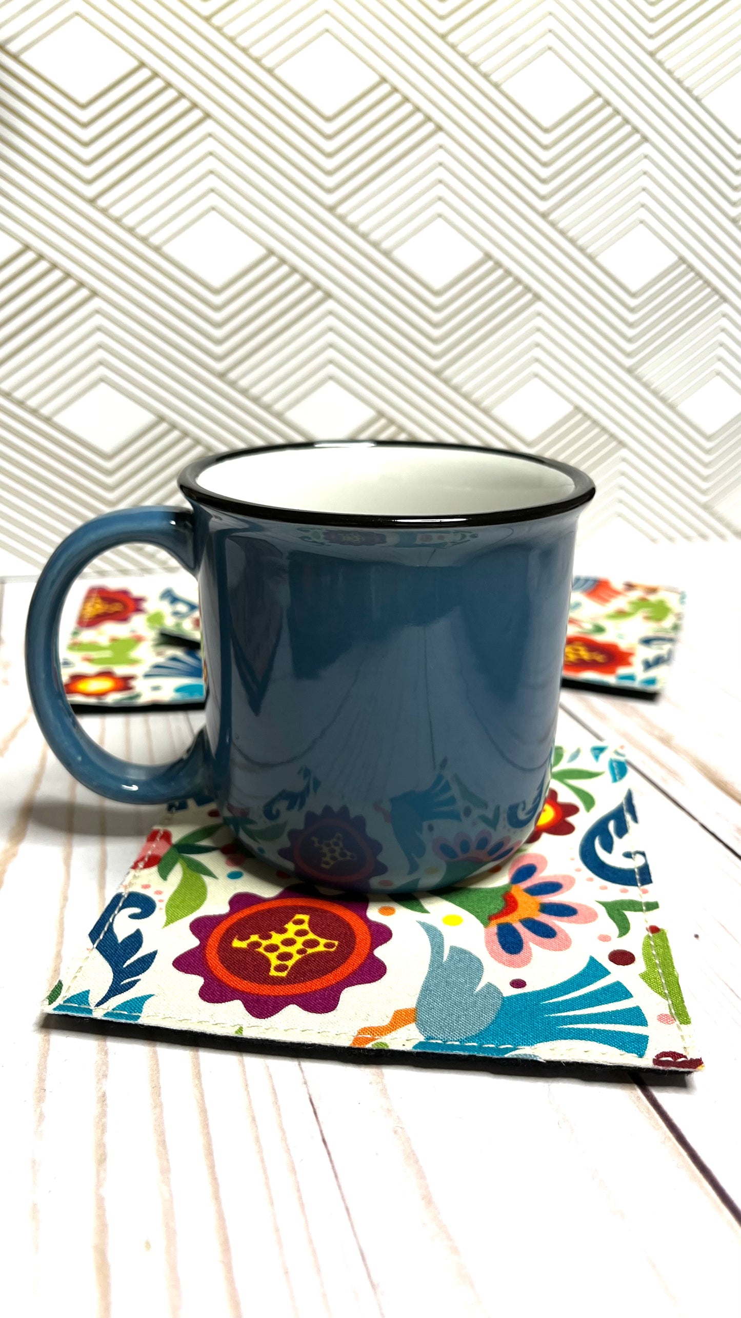 Garden of Flowers Fabric Coasters