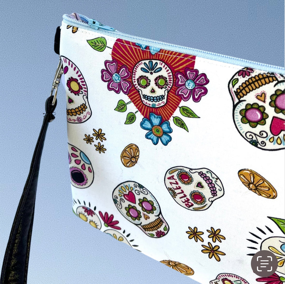 Calaveritas Zipper Bag