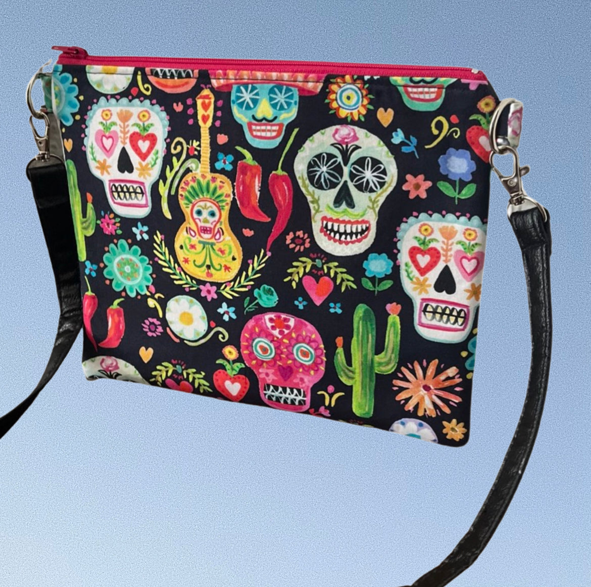 Fiesta de Calaveritas Zipper Bag