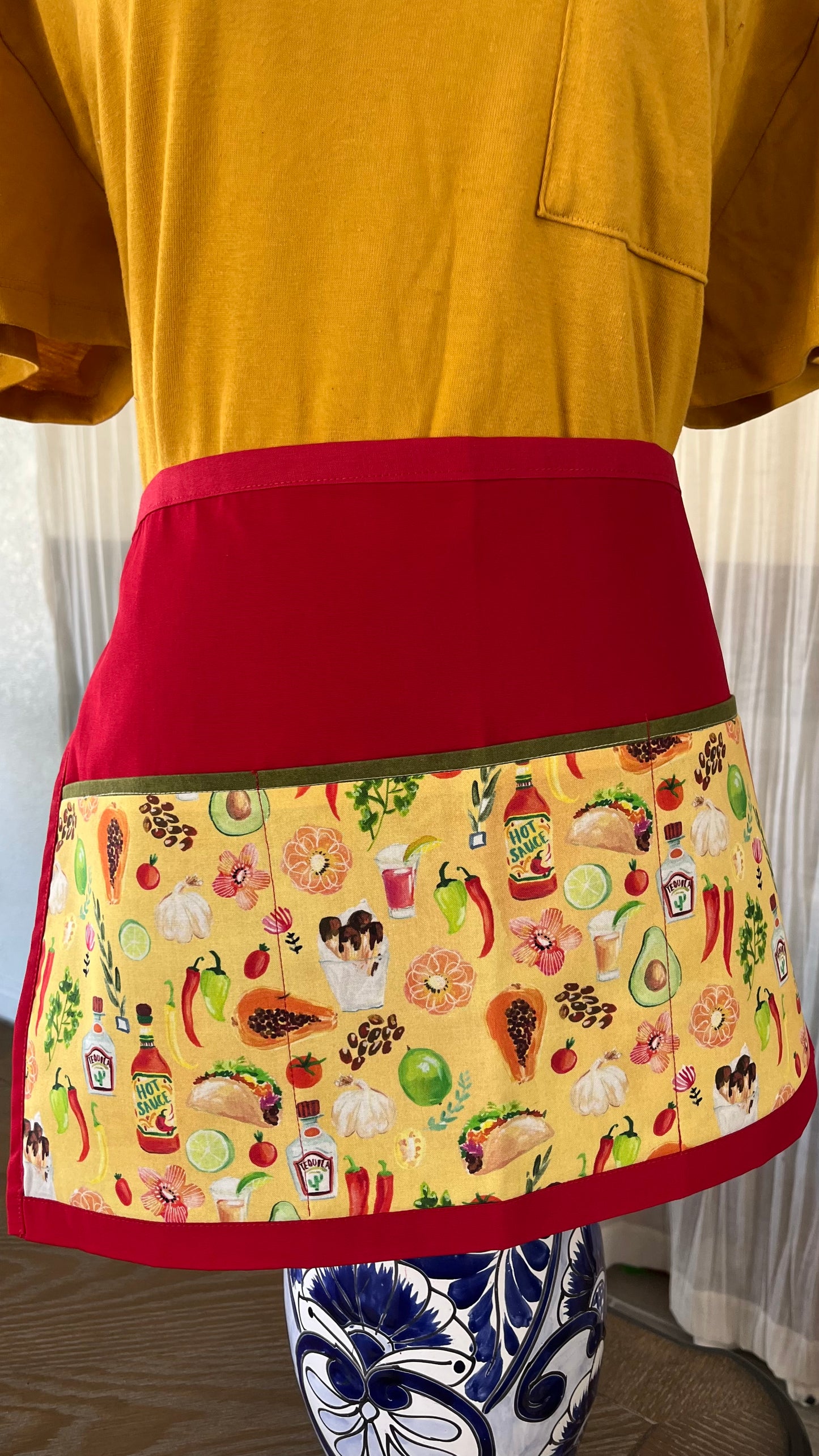 Mi cocina - Multipurpose Apron (Red)