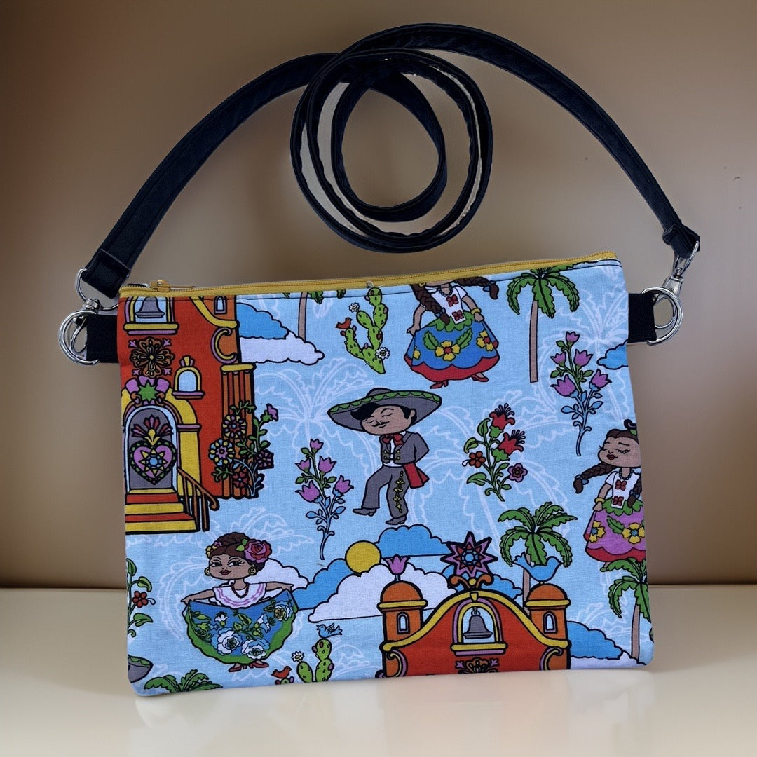 Folklorico Dancers (Pueblito) Zipper Bag