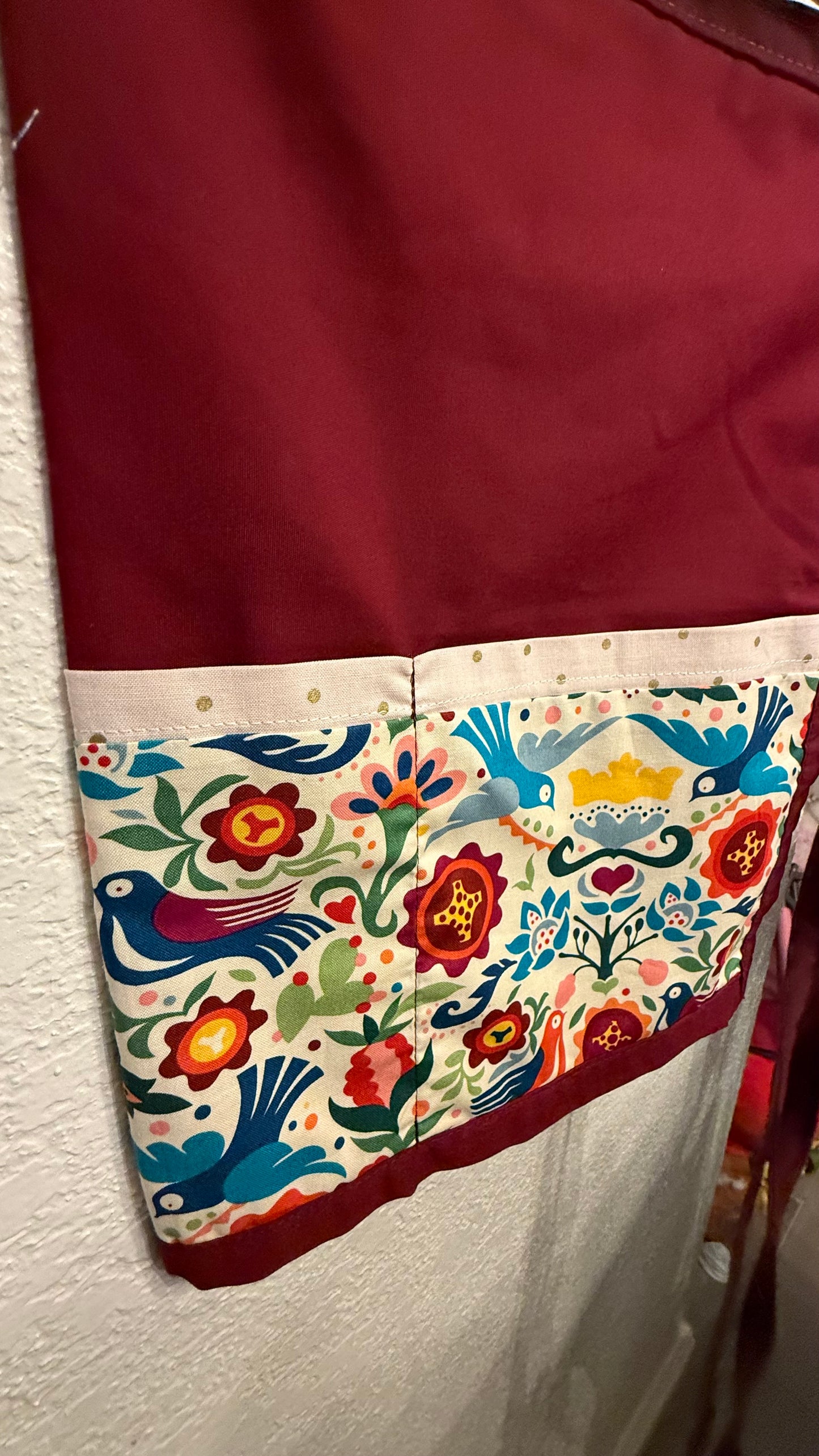 Multipurpose Apron - Palomas (burgandy)