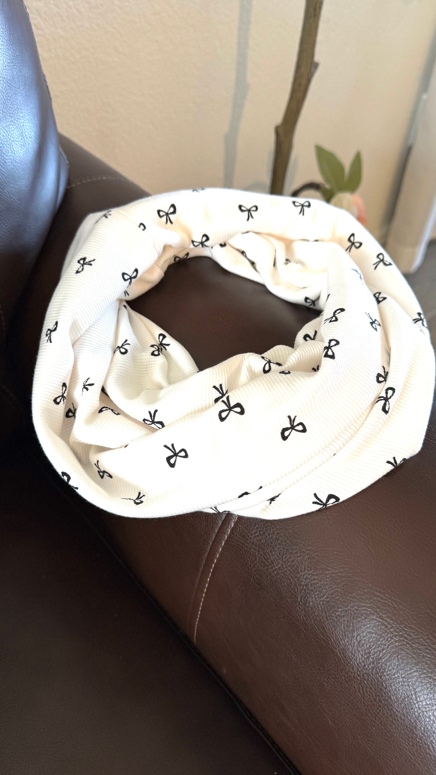 Coquette Bows Infinity Scarf