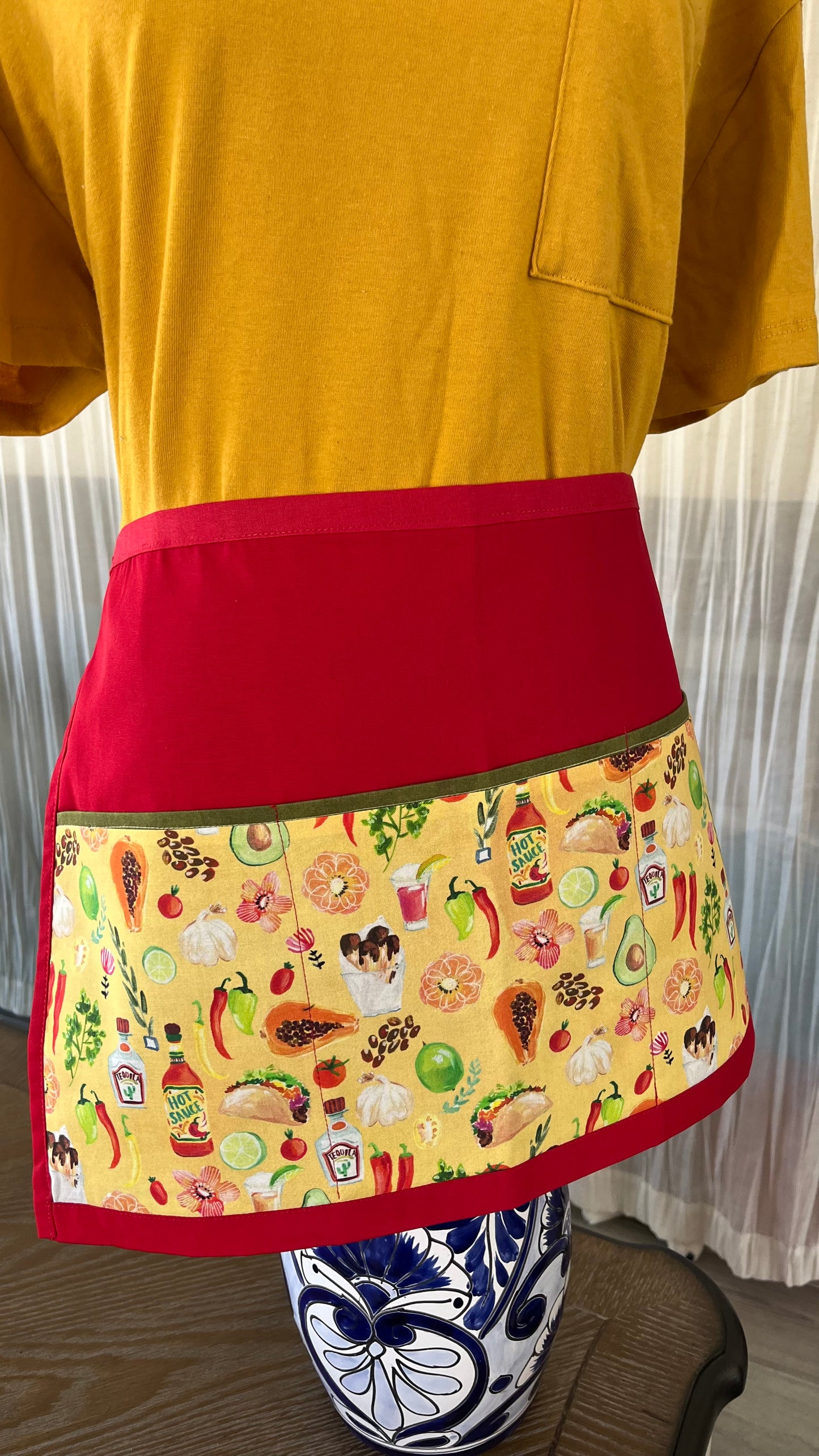 Mi cocina - Multipurpose Apron (Red)