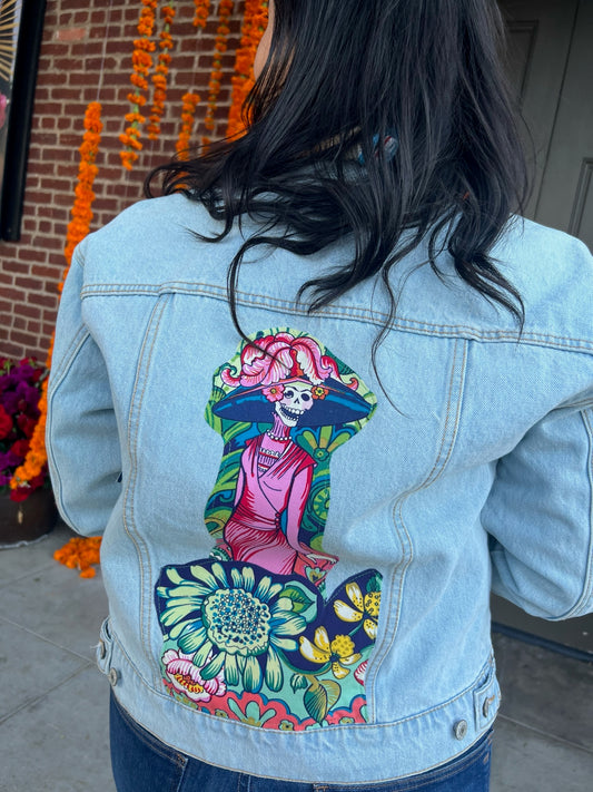 Catrina Denim Jacket (Pink)