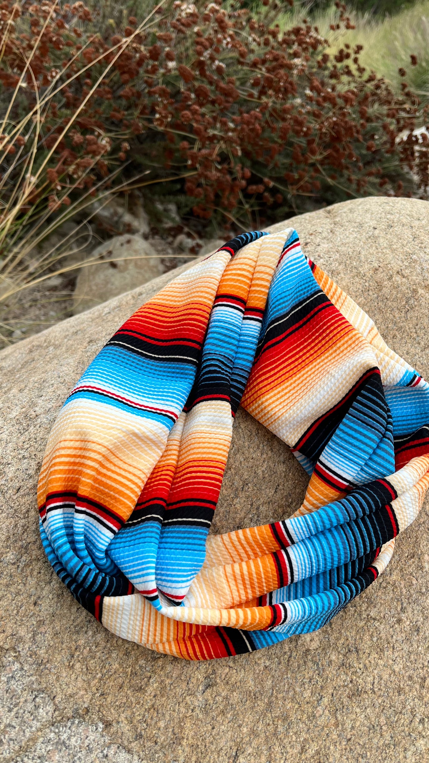 Otoño Sarape Inspired Infinity Scarf