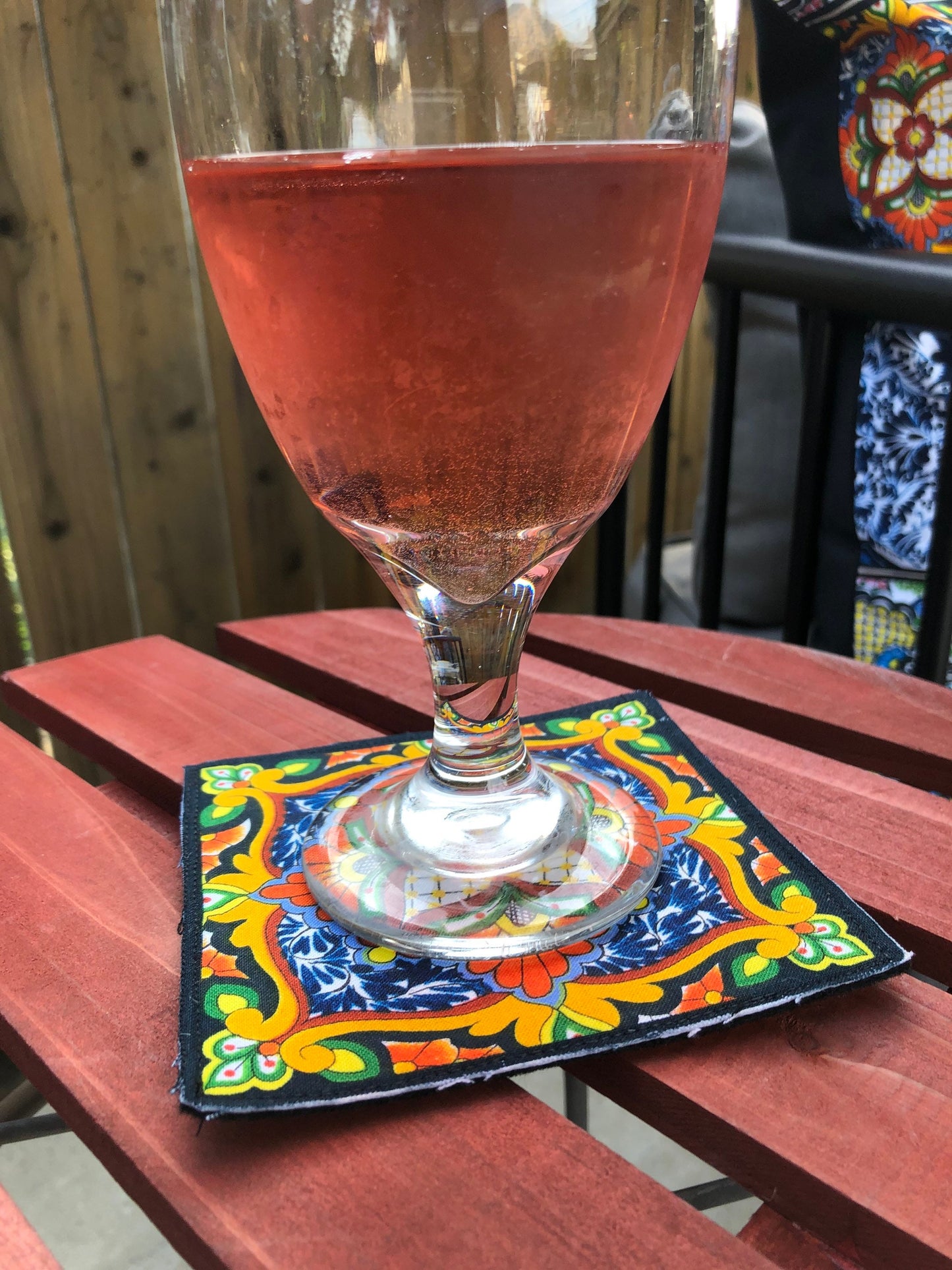 Mexican Talavera Fabric Coasters