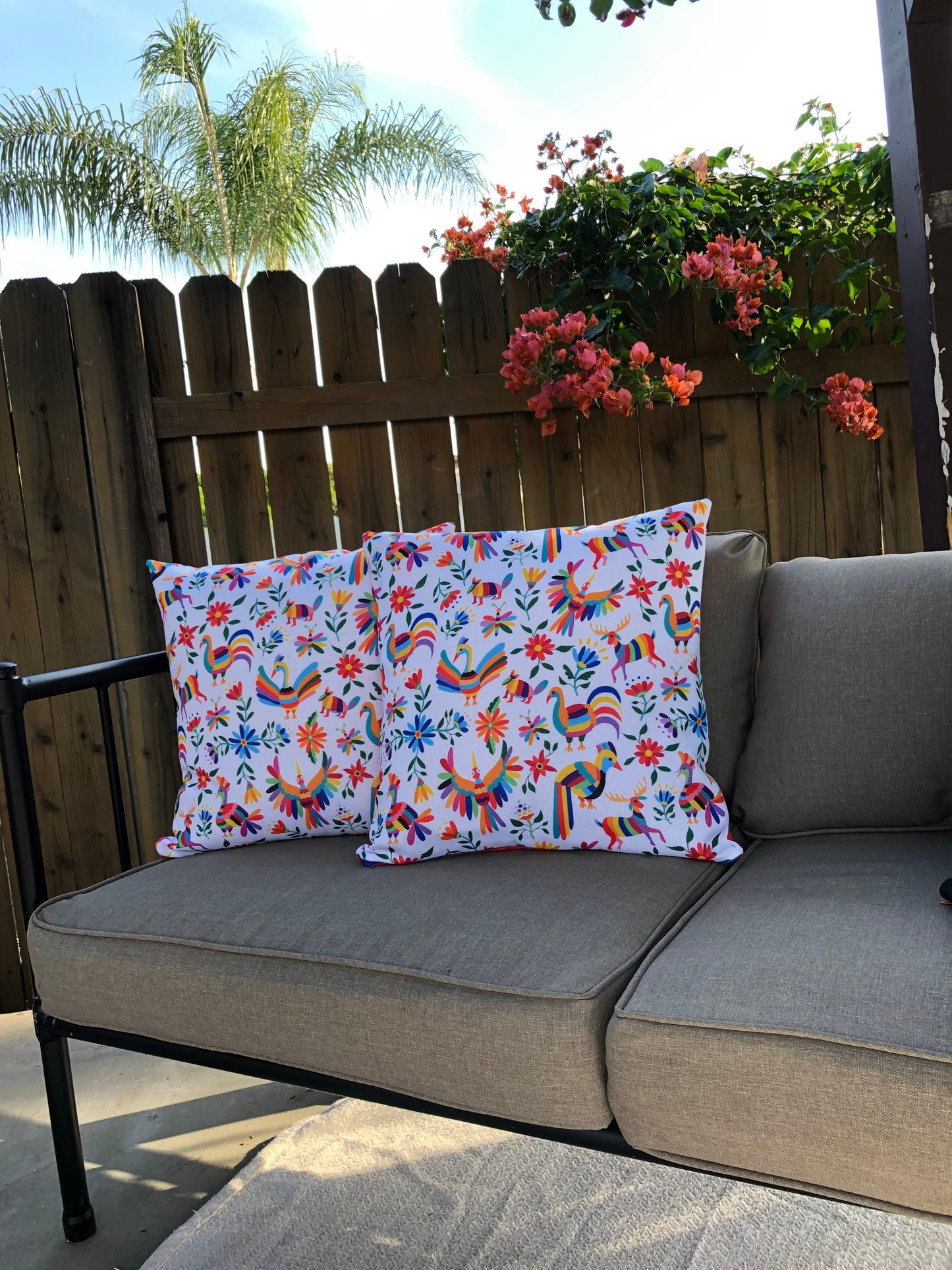 Otomi Inspired Decorative Pillow Sleeve