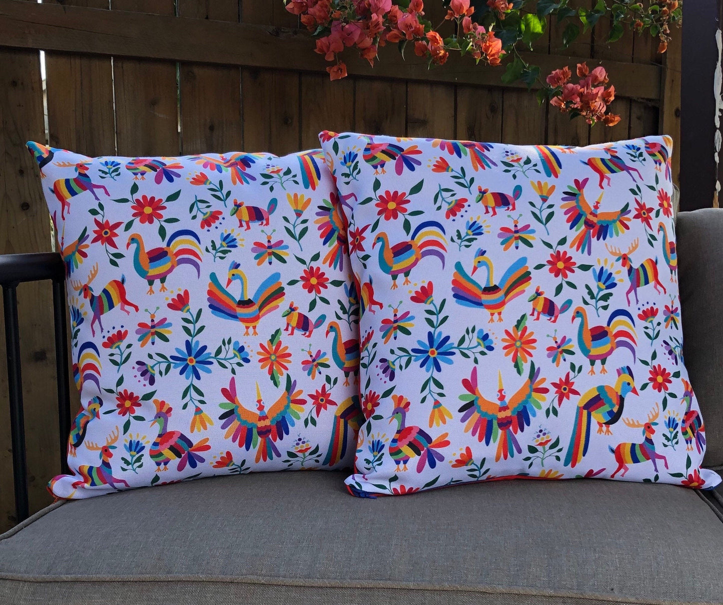 Otomi Inspired Decorative Pillow Sleeve