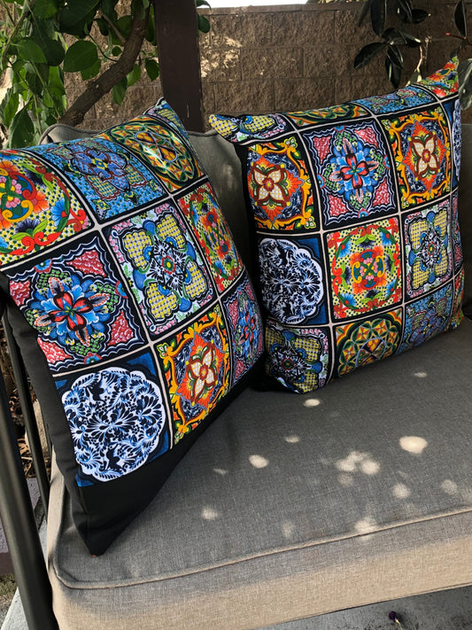 Mexican Tiles (Talavera) Decorative Pillow Sleeve