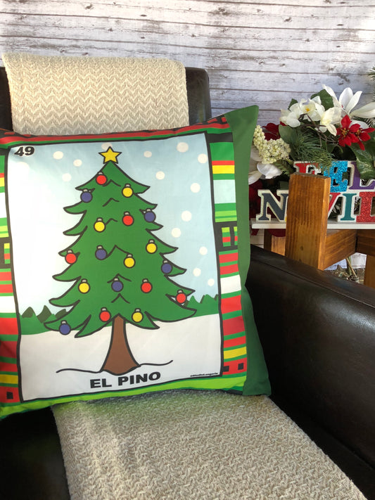 El Pino Navideño Decorative Pillow Sleeve
