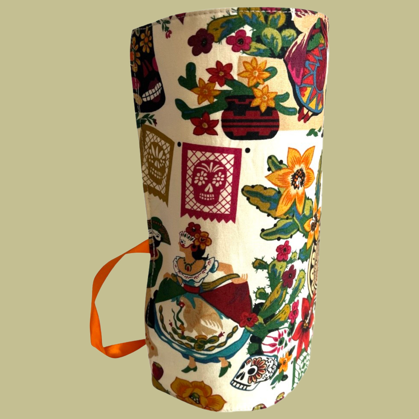 Mexico Lindo Brushroll and Makeup Bag