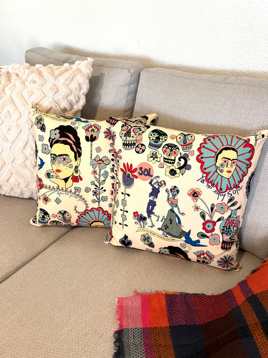Frida Decorative Pillow Sleeve (Beige)