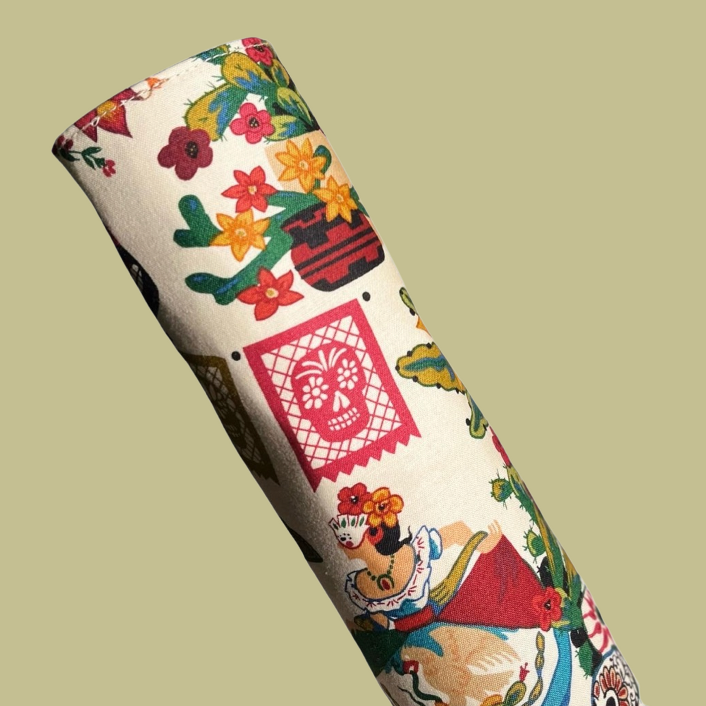 Mexico Lindo Brushroll and Makeup Bag